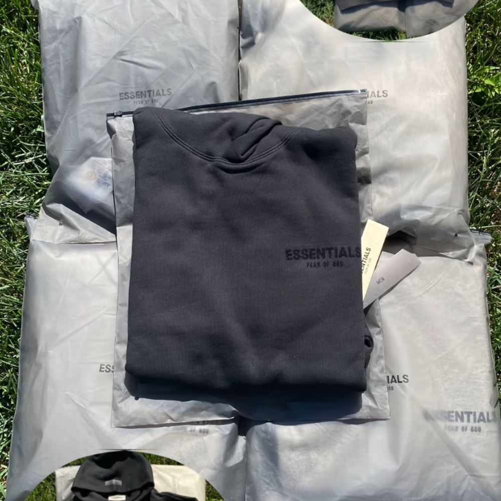 Essentials Black Hoodie